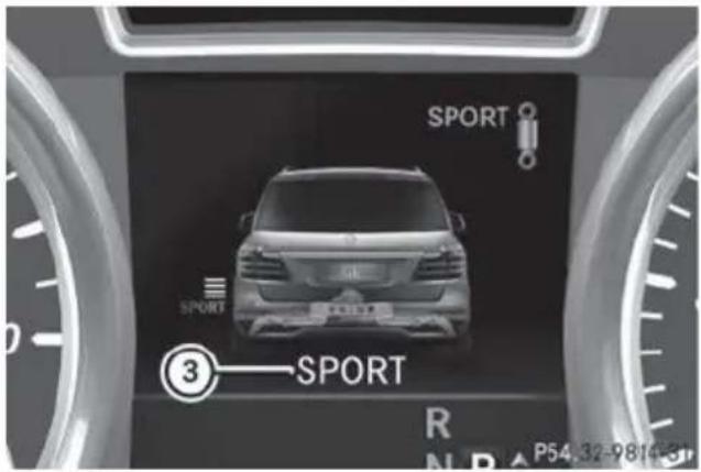 Mercedes-Benz GL (2014) - Switching on Active Lane Keeping Assi - 4