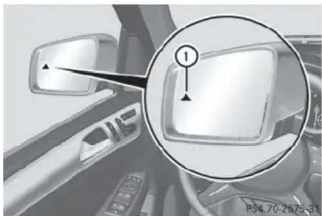 Mercedes-Benz GL (2014) - Indicator and warning display - 1