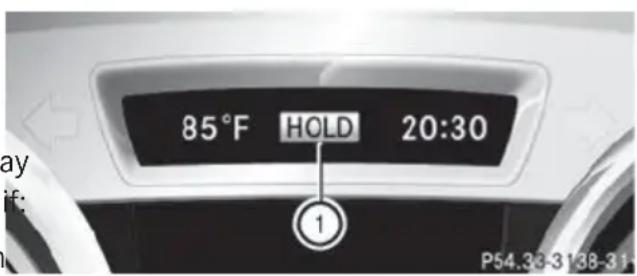 Mercedes-Benz GL (2014) - WARNING - 1