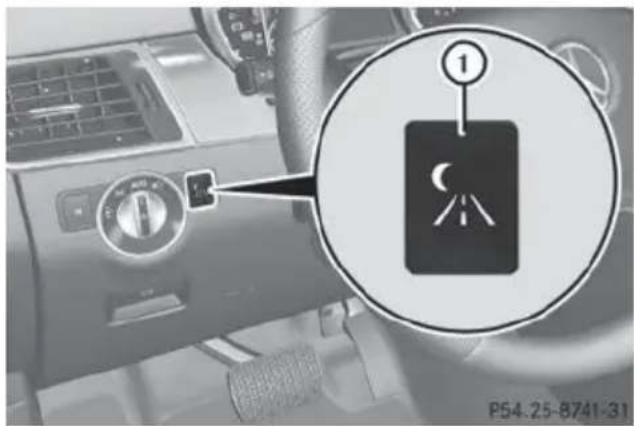 Mercedes-Benz GL (2014) - Activating Night View Assist Plus - 1
