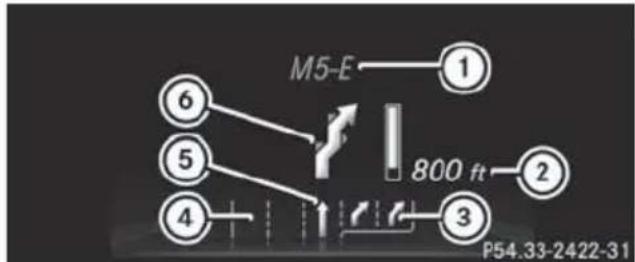 Mercedes-Benz GL (2014) - Route guidance active - 3