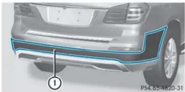 Mercedes-Benz GL (2014) - Cleaning the sensors - 2