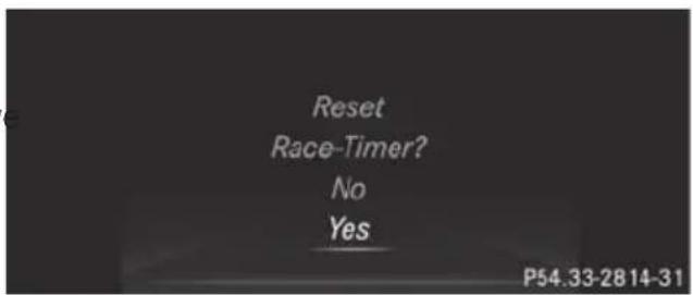 Mercedes-Benz GL (2014) - Resetting the current lap - 1