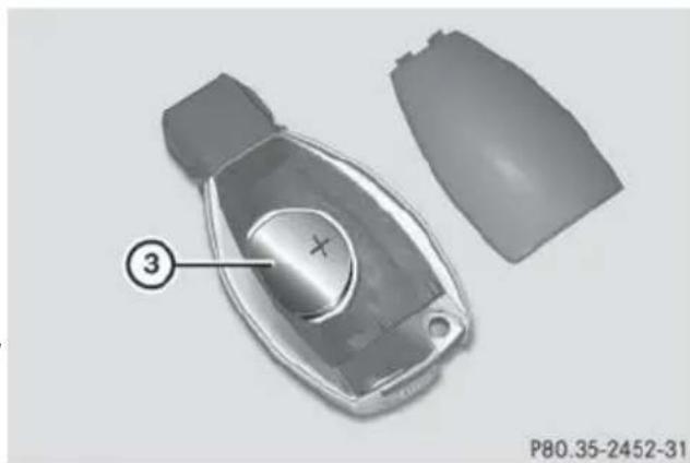 Mercedes-Benz GL (2014) - Replacing the battery - 2