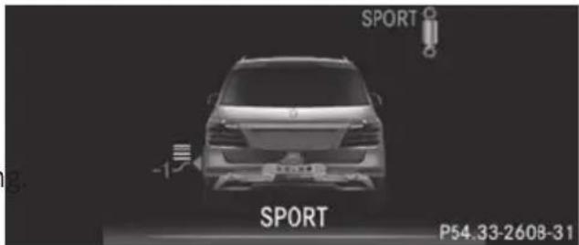 Mercedes-Benz GL (2014) - Switching the fold-in mirrors with the locking feature on/off - 2