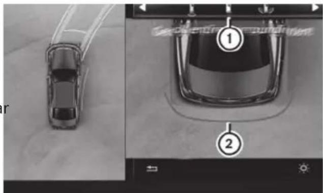 Mercedes-Benz S-Class - Top view and enlarged rear view - 1