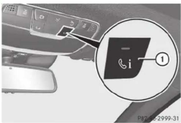 Mercedes-Benz S-Class - Roadside Assistance button - 3