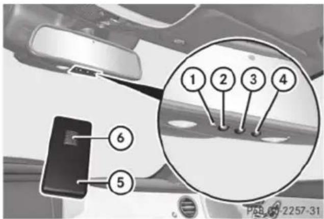 Mercedes-Benz S-Class - Programming buttons - 1