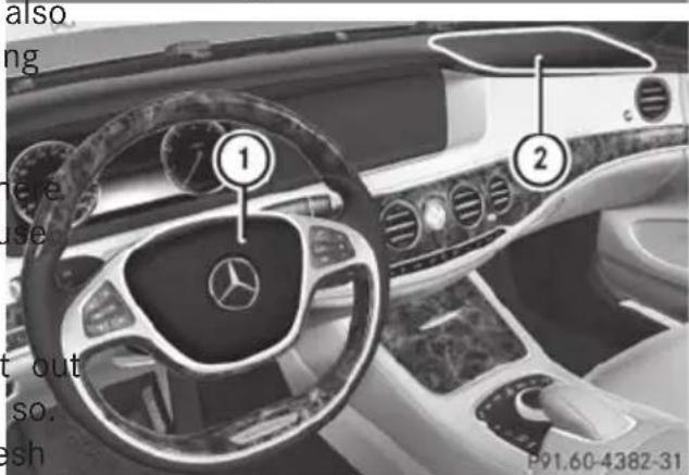 Mercedes-Benz S-Class - Front air bags - 1