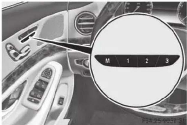 Mercedes-Benz S-Class - Storing settings - 1