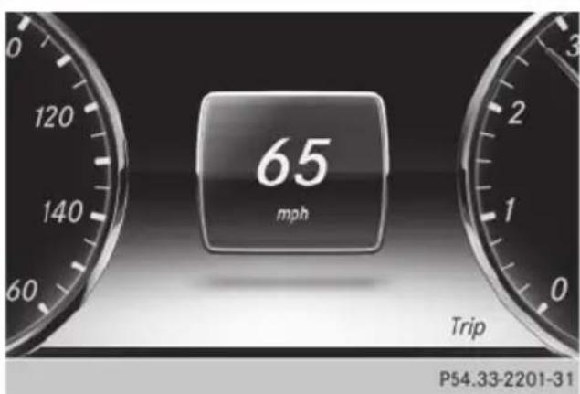Mercedes-Benz S-Class - Displaying the range and current fuel consumption - 2