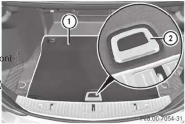 Mercedes-Benz S-Class - Stowage nets - 1