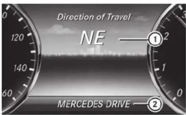 Mercedes-Benz S-Class - Displaying navigation instructions - 1