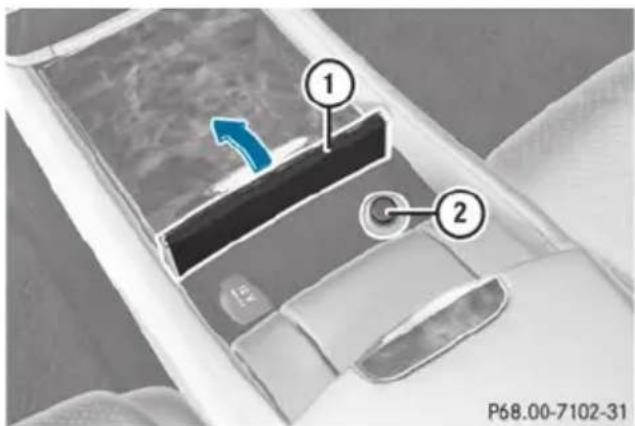 Mercedes-Benz S-Class - Vehicles with a rear bench seat or electrically adjustable rear seats - 3