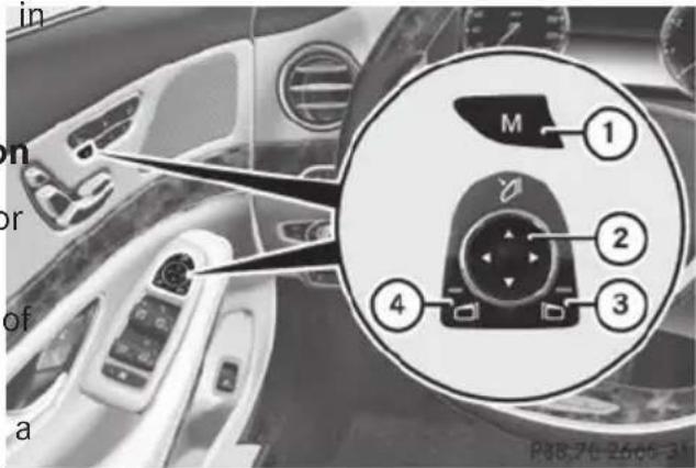 Mercedes-Benz S-Class - Automatic anti-glare mirrors - 1
