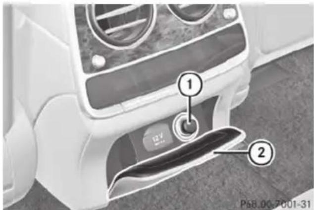 Mercedes-Benz S-Class - Vehicles with a rear bench seat or electrically adjustable rear seats - 1