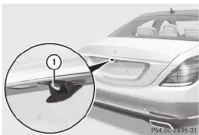 Mercedes-Benz S-Class - Rear view camera - 1
