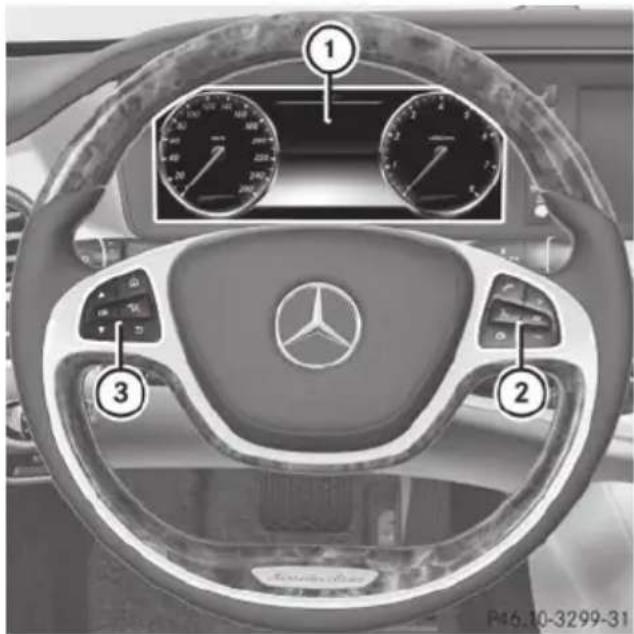 Mercedes-Benz S-Class - Outside temperature display - 1