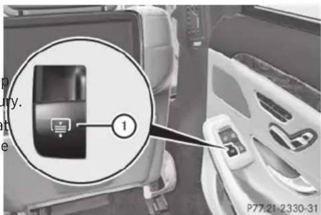 Mercedes-Benz S-Class - Extending/retracting from the rear - 1