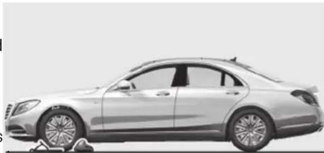 Mercedes-Benz S-Class - Securing the vehicle to prevent it from rolling away - 5