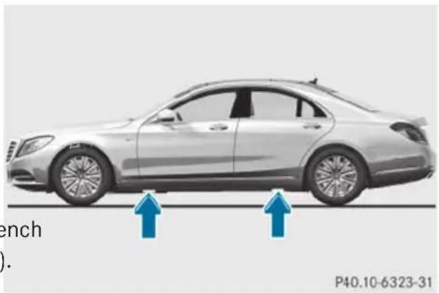 Mercedes-Benz S-Class - Vehicles with aluminum hub caps: - 2