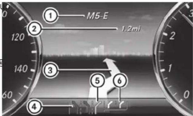 Mercedes-Benz S-Class - Route guidance active - 2
