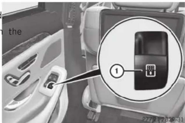 Mercedes-Benz S-Class - Operating from the rear compartment - 1
