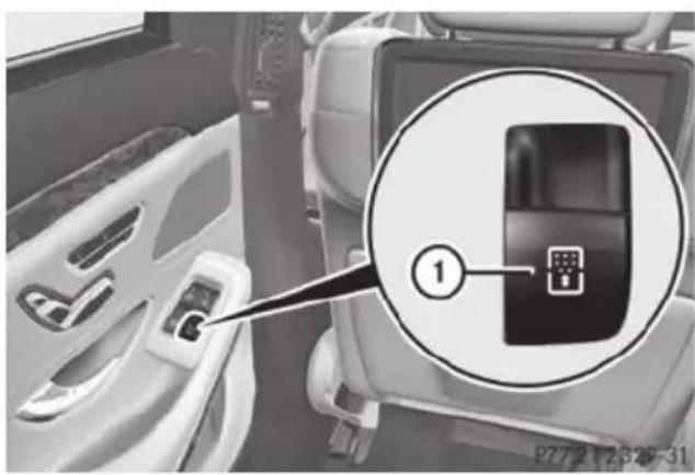 Mercedes-Benz S-Class - Operating from the rear compartment - 3