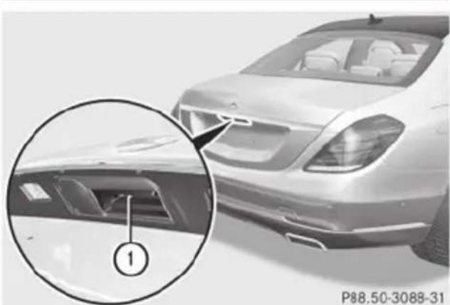 Mercedes-Benz S-Class - Opening and closing manually - 1