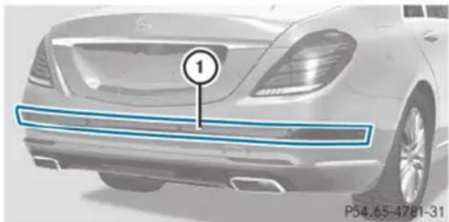 Mercedes-Benz S-Class - Cleaning the sensors - 2