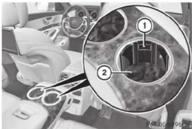 Mercedes-Benz S-Class - Vehicles with electrically adjustable rear bench seats - 1