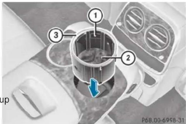 Mercedes-Benz S-Class - Vehicles with electrically adjustable rear bench seats - 3