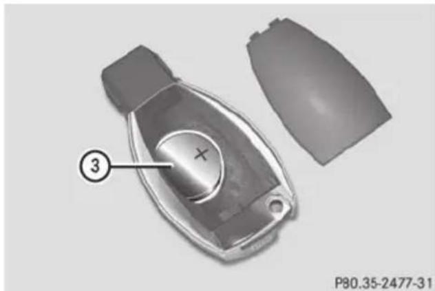 Mercedes-Benz S-Class - Replacing the battery - 2