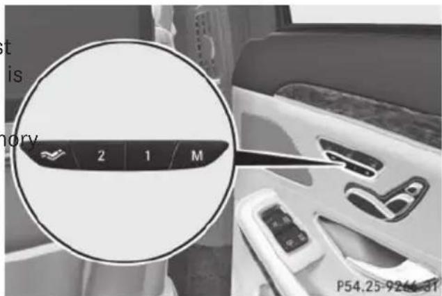 Mercedes-Benz S-Class - Vehicles with a rear reclining seat - 1