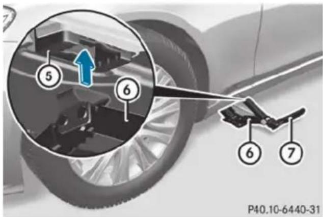 Mercedes-Benz S-Class - Vehicles with aluminum hub caps: - 4