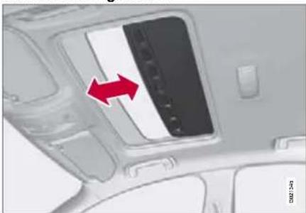 VOLVO V70 New Edition (2008) - Closing using the remote control key or central locking button - 1