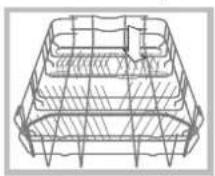 INDESIT DSG 2631 EU - Cesto inferiore - 1