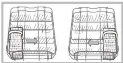 INDESIT DSG 2631 EU - Esempi di posizionamento dei cestini posate - 1