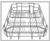 INDESIT DSG 2631 EU - Cesto inferior - 1