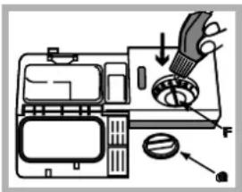INDESIT DSG 2631 EU - Abrilhantador e sal regenerante - 1