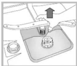 INDESIT DSG 2631 EU - Reinigung der Sprüharme - 2
