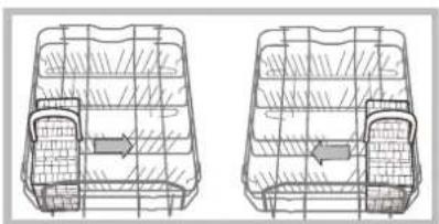 INDESIT DSG 2631 EU - Příklady uložení košíku na přibory - 1