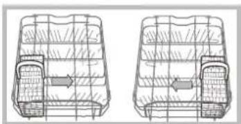 INDESIT DSG 2631 EU - Beispiele zur Einordnung des Besteckkorbes - 1