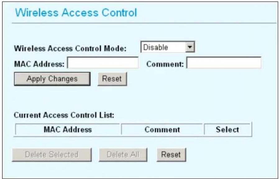 AIRLIVE WL-5460AP v2 - Access Control - 1