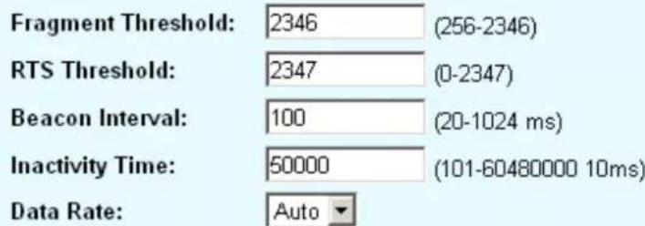 AIRLIVE WL-5460AP v2 - Wireless Advanced Settings - 1