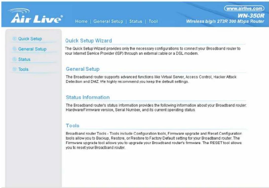 AIRLIVE WN-350R - Router IP Address Lookup - 5
