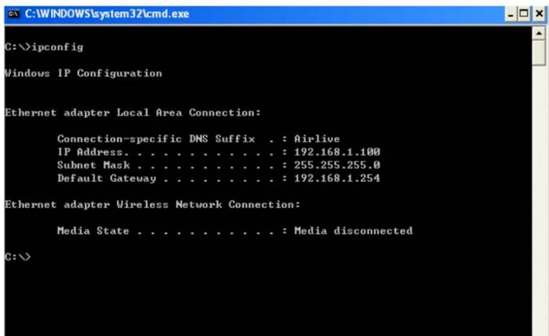AIRLIVE WN-350R - Router IP Address Lookup - 3