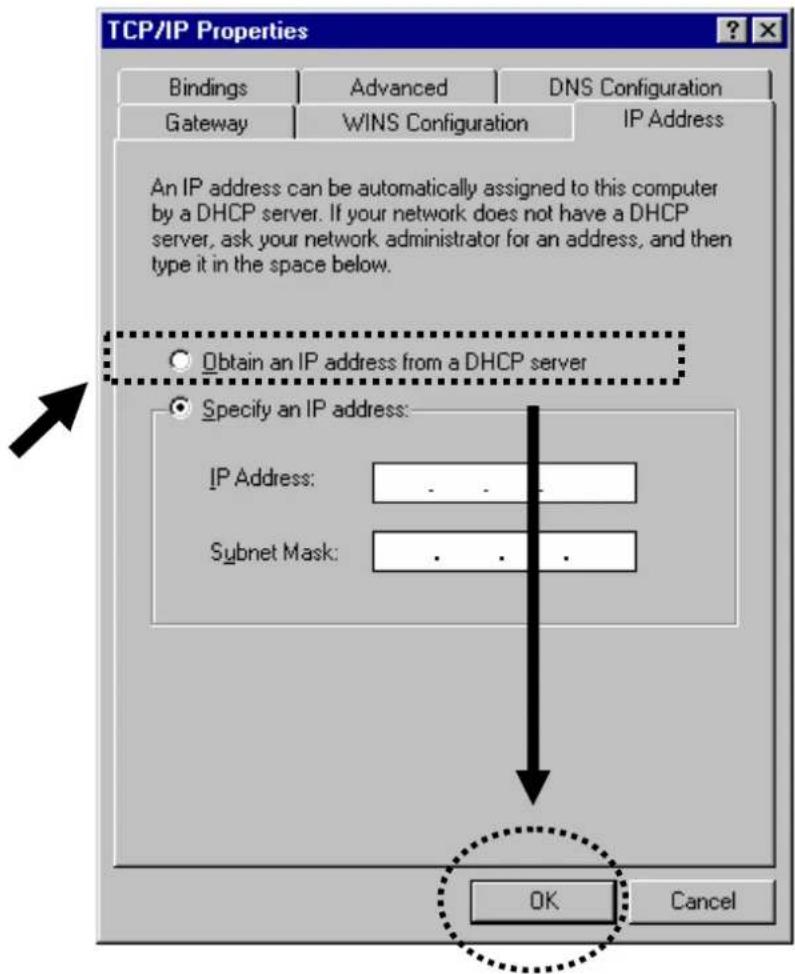 AIRLIVE WN-350R - Windows 95/98/Me IP Address Setup - 2