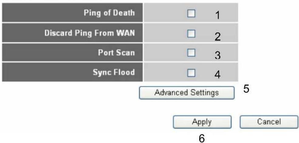 AIRLIVE WN-350R - 3.3.3.DoSAttackPrevention - 1