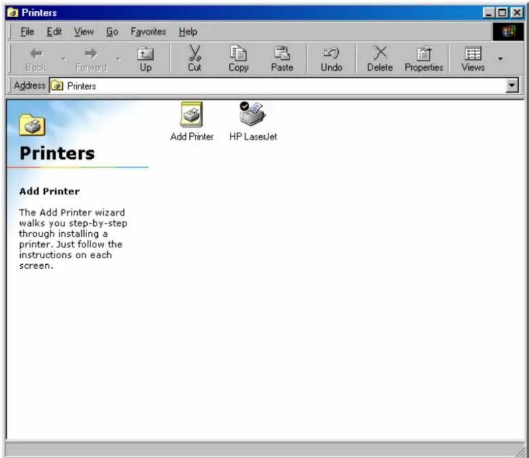Printers Add Printer The Add Printer wizard walks you step-by-step through installing a printer. Just follow the instructions on each screen.